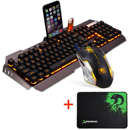 LED Backlit USB Wired Ergonomic Gaming Keyboard